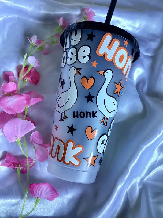 Silly goose cold cup