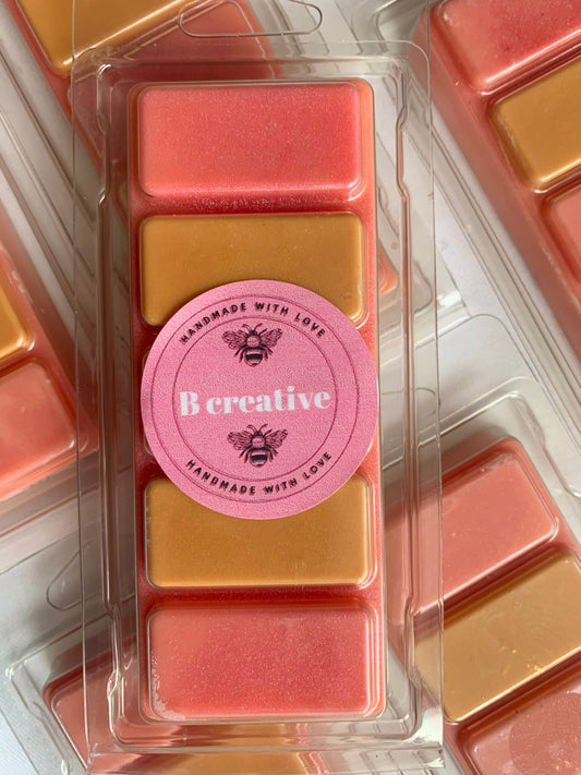Rhubarb and custard wax melts