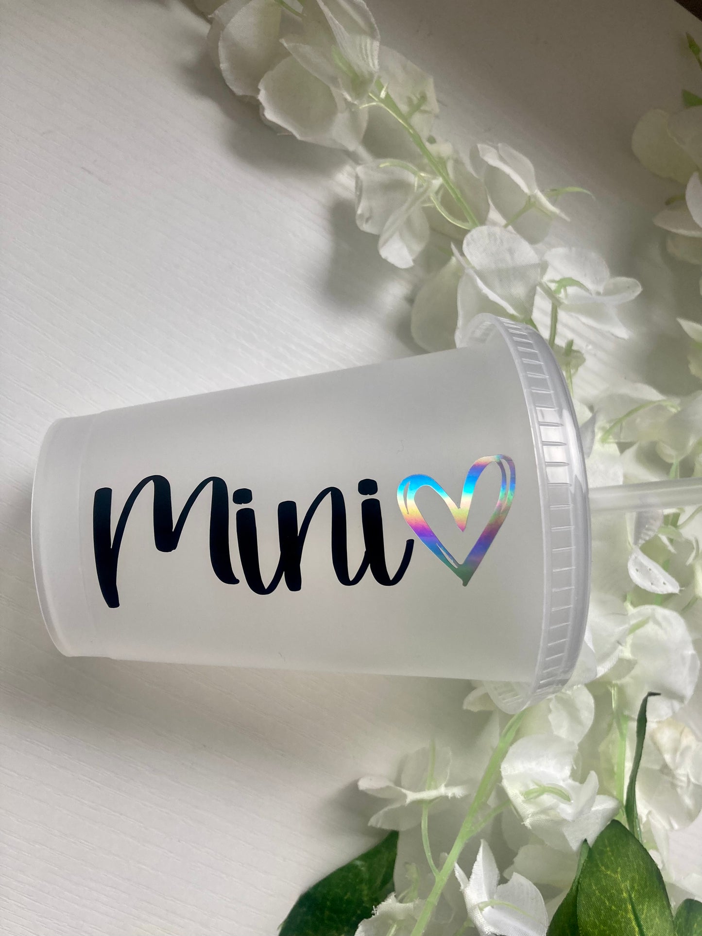 Mama and mini plastic cold cups